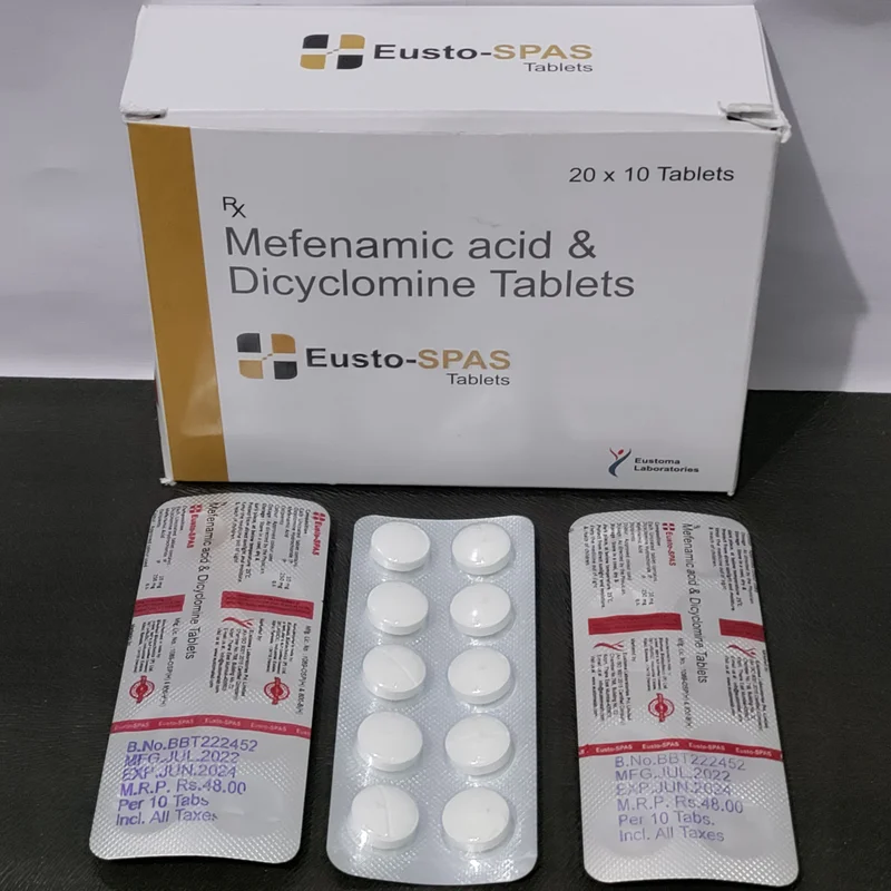 Eusto-spas Tablet (mefenamic & Dicyclomine ) - Healthcare & Medical by Eustoma Laboratories Pvt. Ltd.