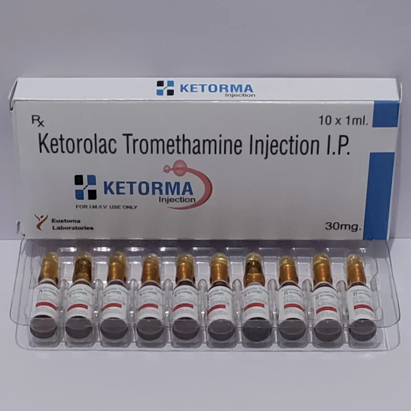 Ketorma Injection (ketorolac Tromethamine 30mg) - Healthcare & Medical by Eustoma Laboratories Pvt. Ltd.