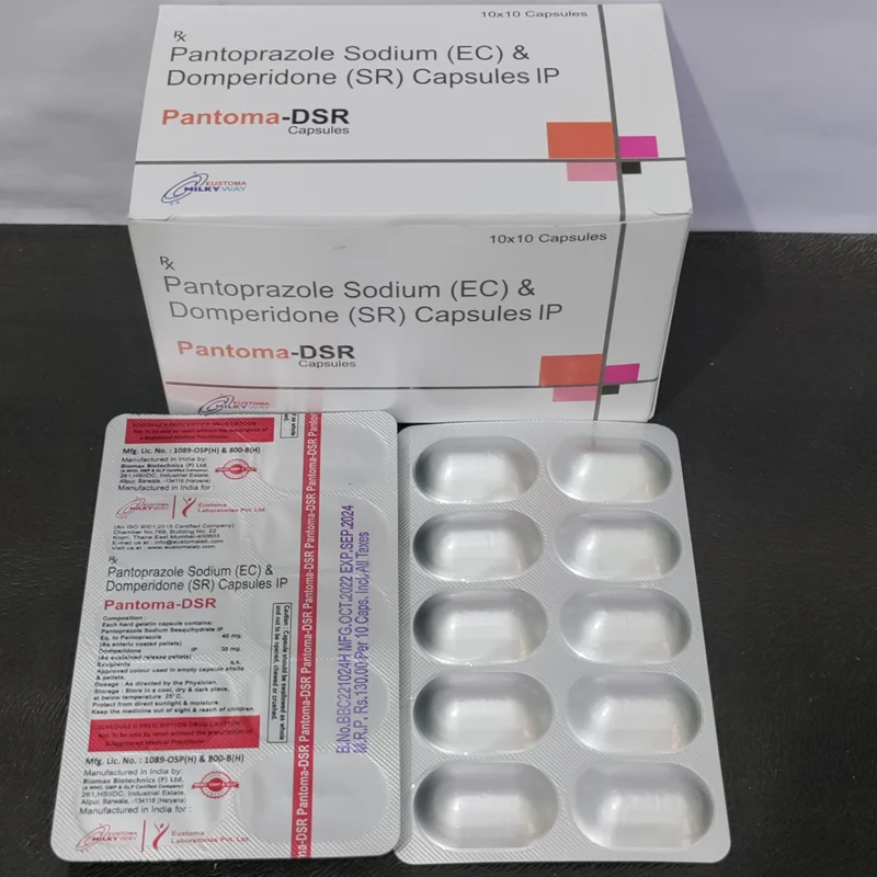 Pantoprazole Domperidone SR Capsules - Healthcare & Medical by Eustoma Laboratories Pvt. Ltd.