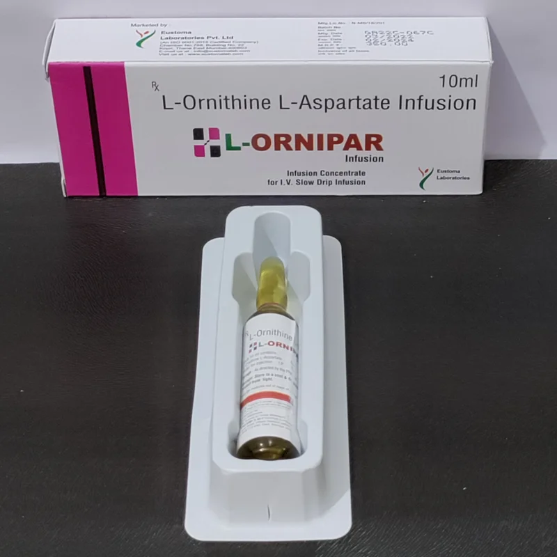 L-ornipar Infusion 10ml (l-ornithine-l-aspartate) - Healthcare & Medical by Eustoma Laboratories Pvt. Ltd.