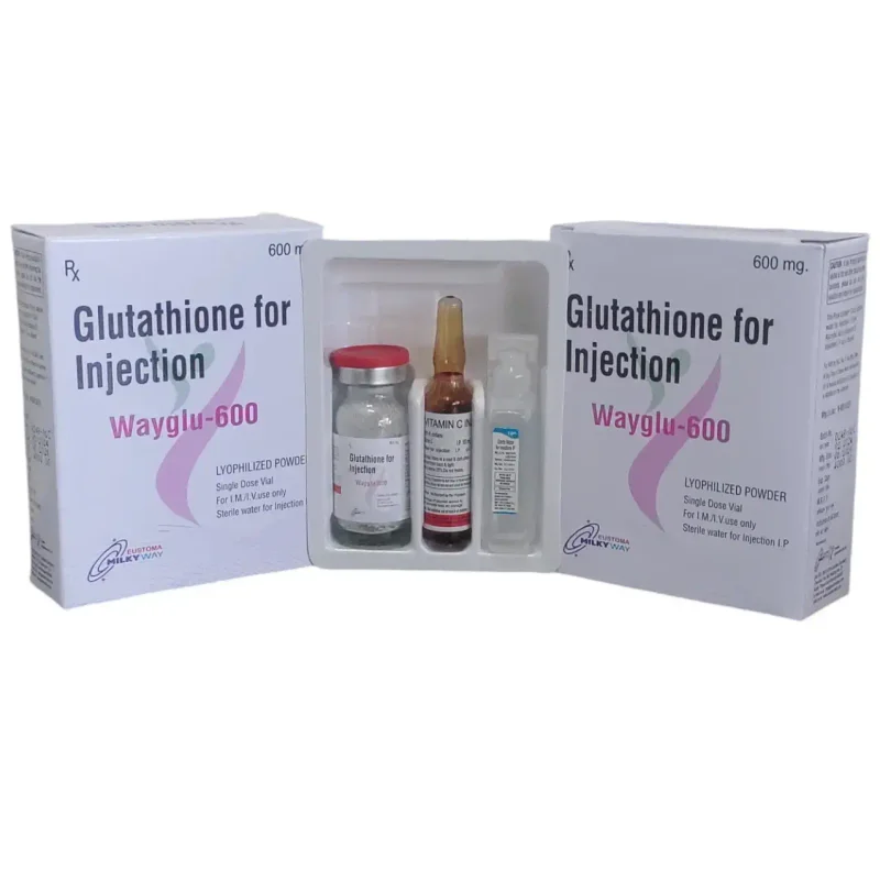 Wayglu-600 Injection ( Glutathione 600mg) - Healthcare & Medical by Eustoma Laboratories Pvt. Ltd.