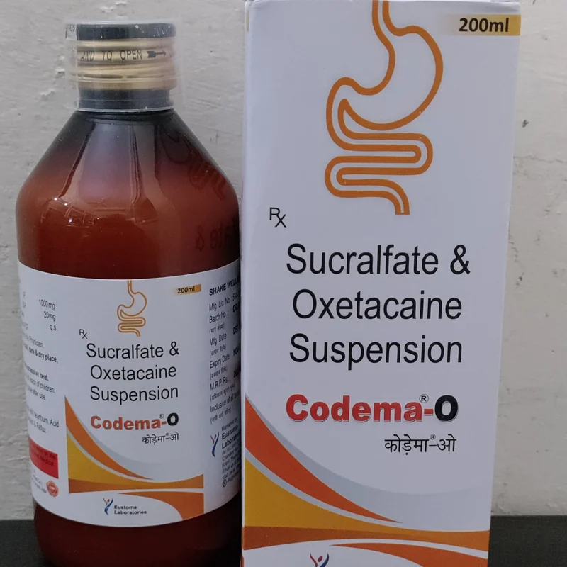 Sucralfate and Oxetacaine Suspension - Healthcare & Medical by Eustoma Laboratories Pvt. Ltd.