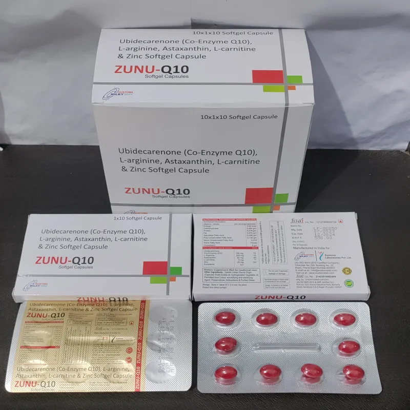 Coenzyme Q10 Softgel Capsule - Healthcare & Medical by Eustoma Laboratories Pvt. Ltd.