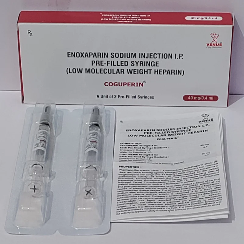 Enoxaparin Sodium 40mg Injection - Healthcare & Medical by Eustoma Laboratories Pvt. Ltd.
