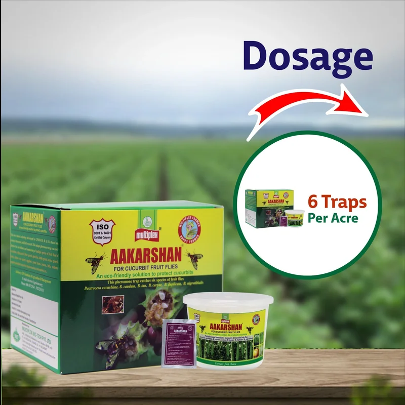 Multiplex Aakarshan Pheromone Trap for Cucurbits With Lure - Food & Agriculture by Chaman Lal Raj Kumar