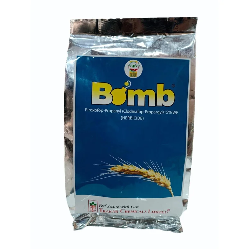 Bomb Herbicide (Piroxofop Propanyl/ Clodinofop 15% Wp) 160 Gm - Food & Agriculture by Chaman Lal Raj Kumar