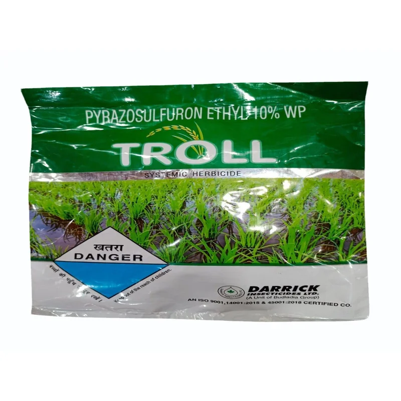 Troll Herbicide Pyrazosulfuron Ethyl 10% Wp 80 Gm - Food & Agriculture by Chaman Lal Raj Kumar