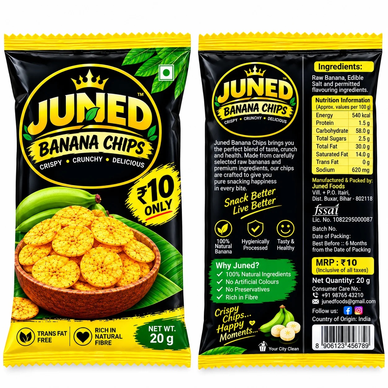 Banana Chips - Food & Agriculture by Md Junaid Raini