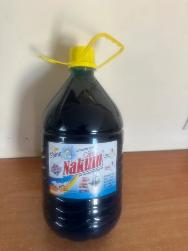 Nakum 5 Litre Dark Blue Detergent Liquid Bottle - Chemicals & Raw Materials by Shakti Chemical