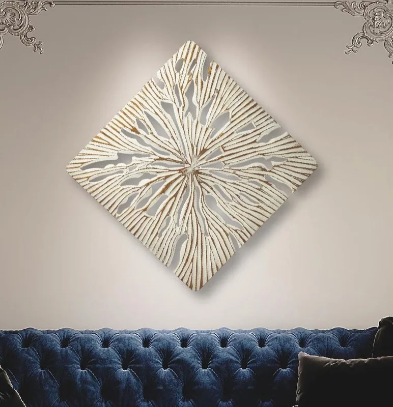 Handcrafted Brass Wooden Wall Art - Home & Kitchen by Orobe