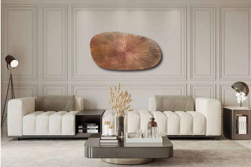 Antique Sunray Aluminium Wall Art Décor - Home & Kitchen by Orobe