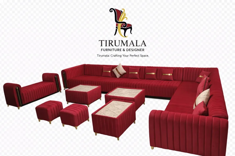 Sofa Set - Furniture & Interiors by Tirumala Furniture N Designer