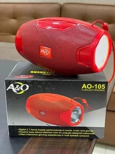 Portable Bluetooth Karaoke Speaker with Flashlight - Electronics & Electrical by Aaradhya Nutrabites