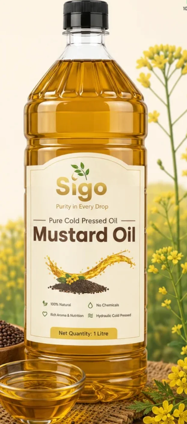 Sigo Cold Pressed Mustard Oil - Food & Agriculture by Sigo Organics