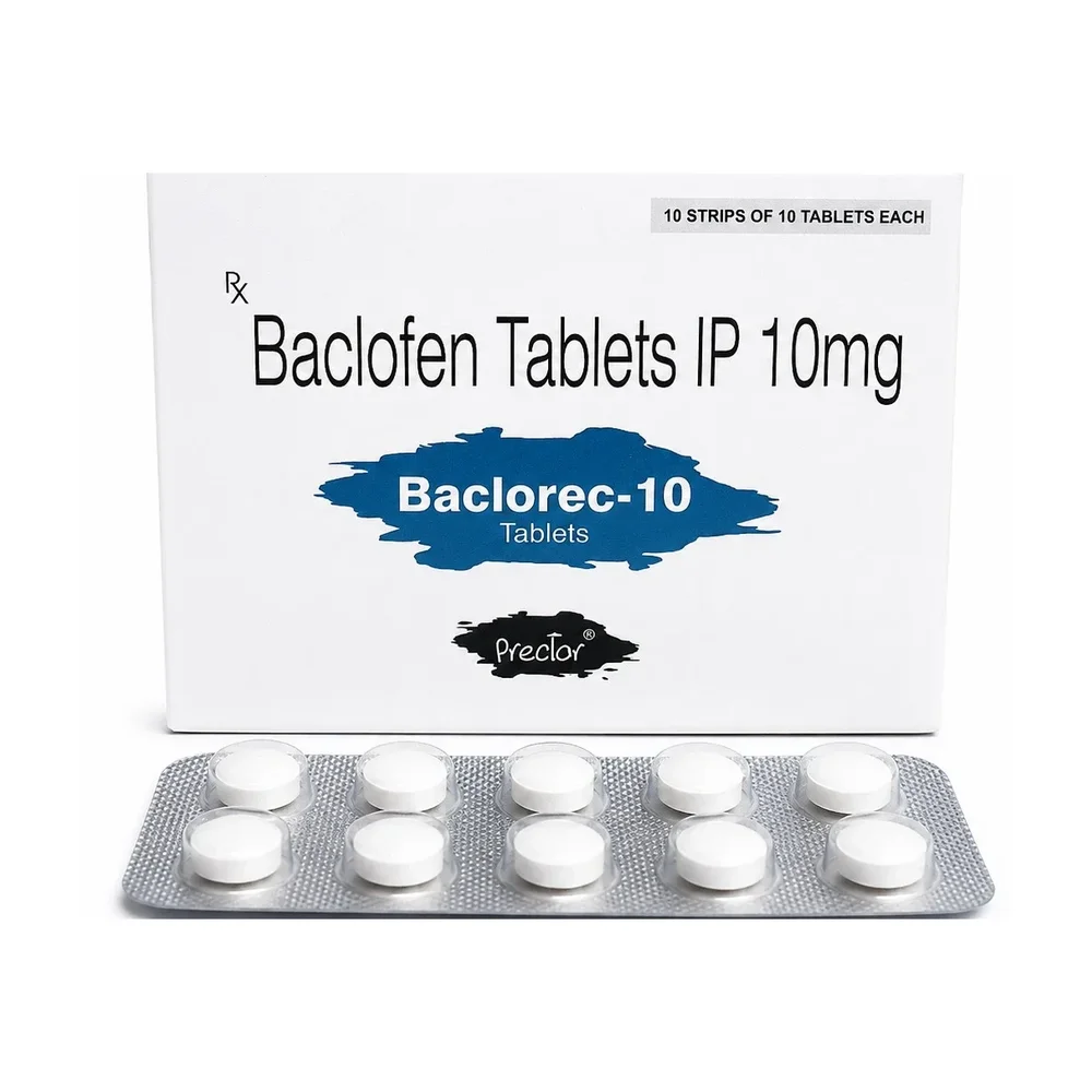 Baclofen 10mg Tablets Blister Pack - Healthcare & Medical by Prector Lifesciences