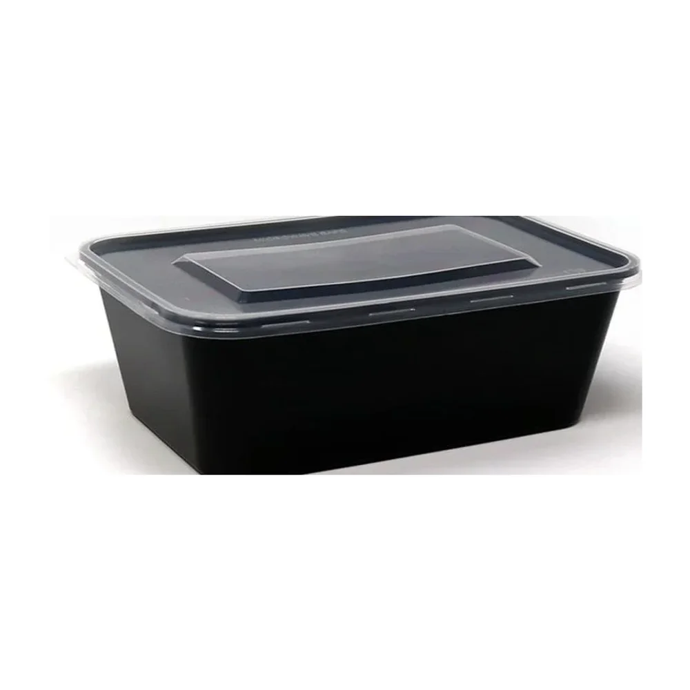 Rectangular Plastic Food Container for Takeaway - Packaging & Printing by Ekos Pack