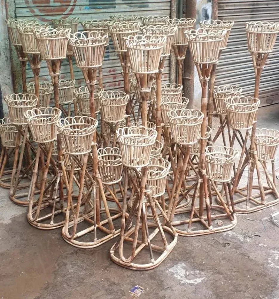 Bamboo Plant Stand - Home & Kitchen by Shree Balaji Construction & Supplier