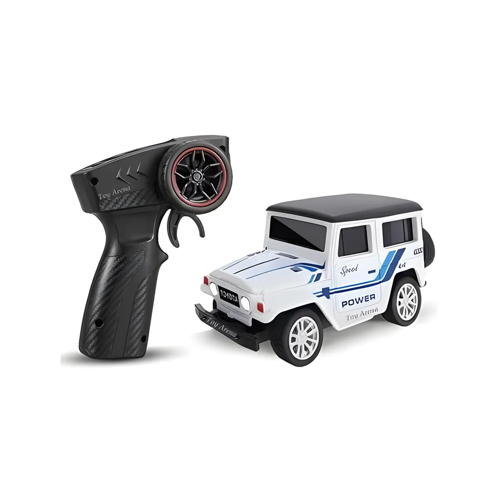 Toy Arena Mini Rc Alloy Die-Cast Suv Car 1:64 Scale (Fj White) - Sports, Toys & Games by Unique Enterprises