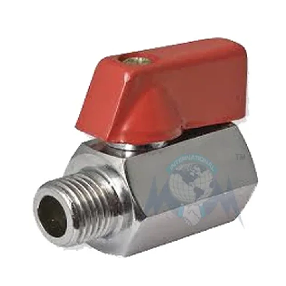 Brass Ball Valve with Screwed Threaded Connection - Industrial Supplies & Tools by JD Tech Industries
