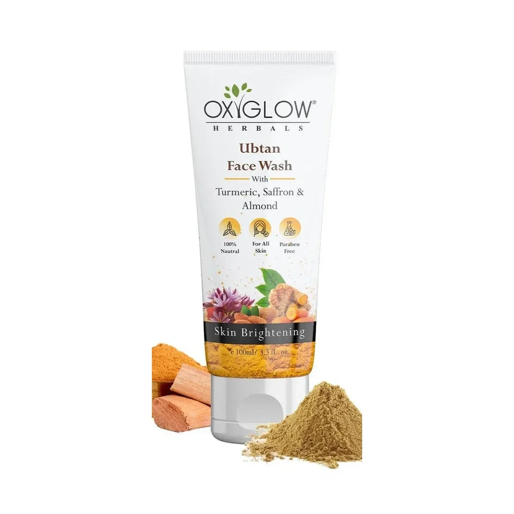 Oxyglow Turmeric Saffron Almond Facewash - Beauty & Personal Care by HP Distributor