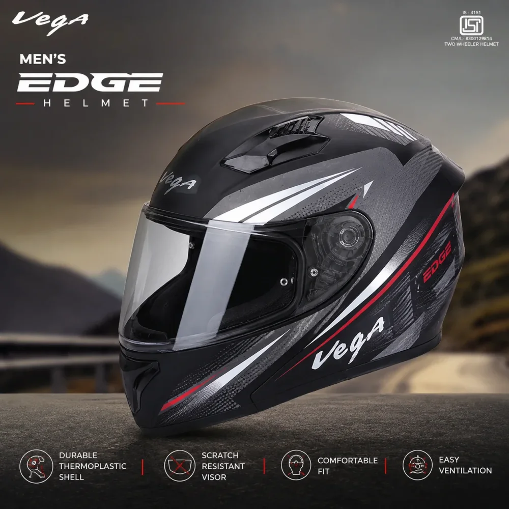 Vega Mens Helmet - Automotive & Transport by M M a Helmet Collections