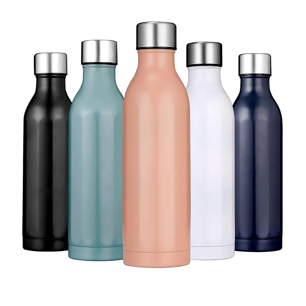 Insulated Hot & Cold-water Bottle Double Wall Vacuum Stainless-steel, Leak-proof (Multicolor) - Home & Kitchen by Ibni Pvt. Ltd.