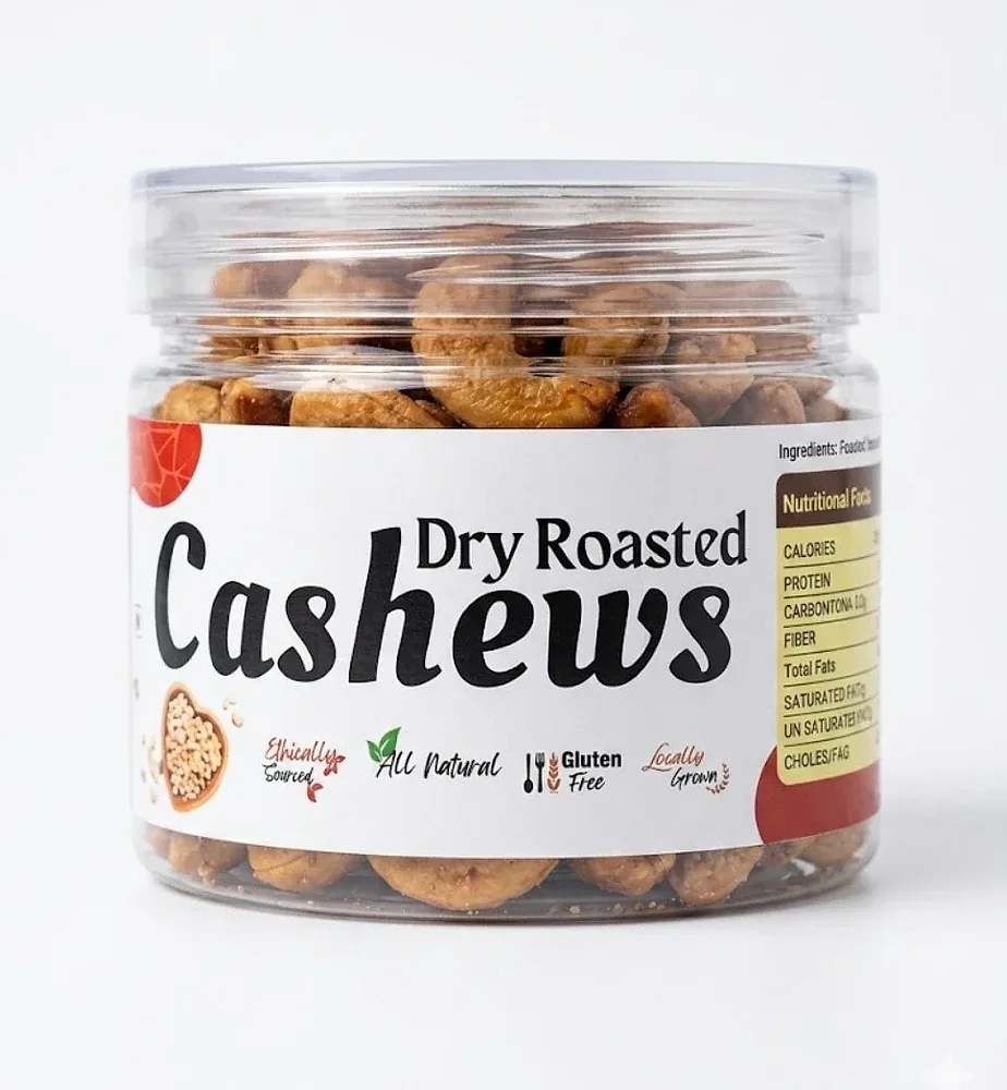 W320 Dry Roasted Cashews - Food & Agriculture by Kricha Nutrition