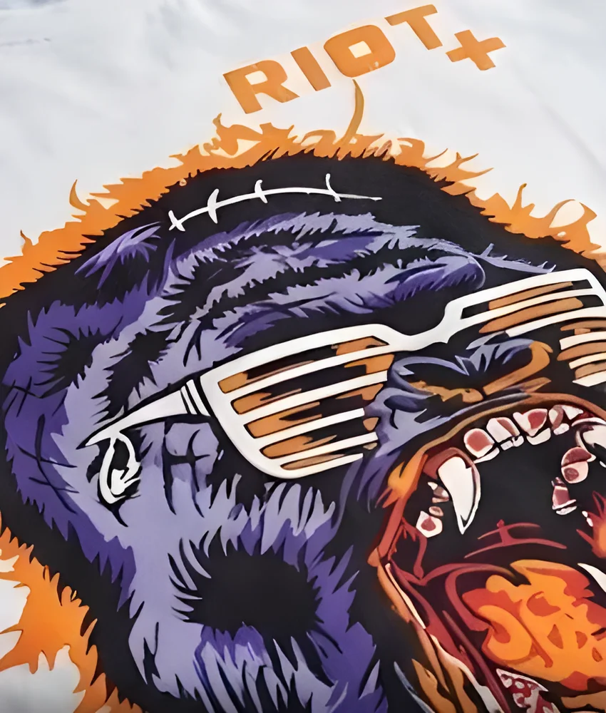 180 GSM Pure Cotton Graphic Crew Neck Tee - Textiles & Apparel by Balloonfight Customs