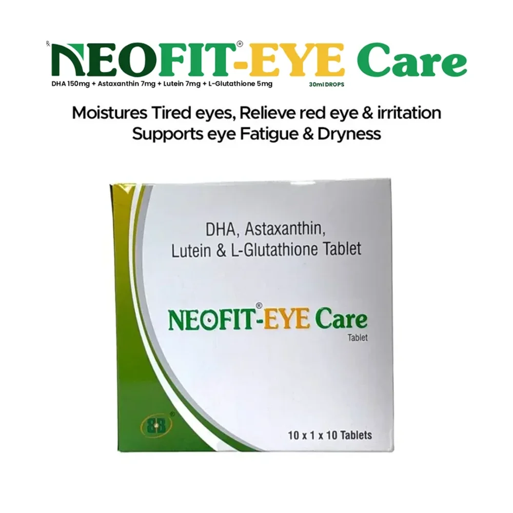 Neofit-eye Care Tablets (10 Count) - Healthcare & Medical by B&b-Nutretia Pvt. Ltd.