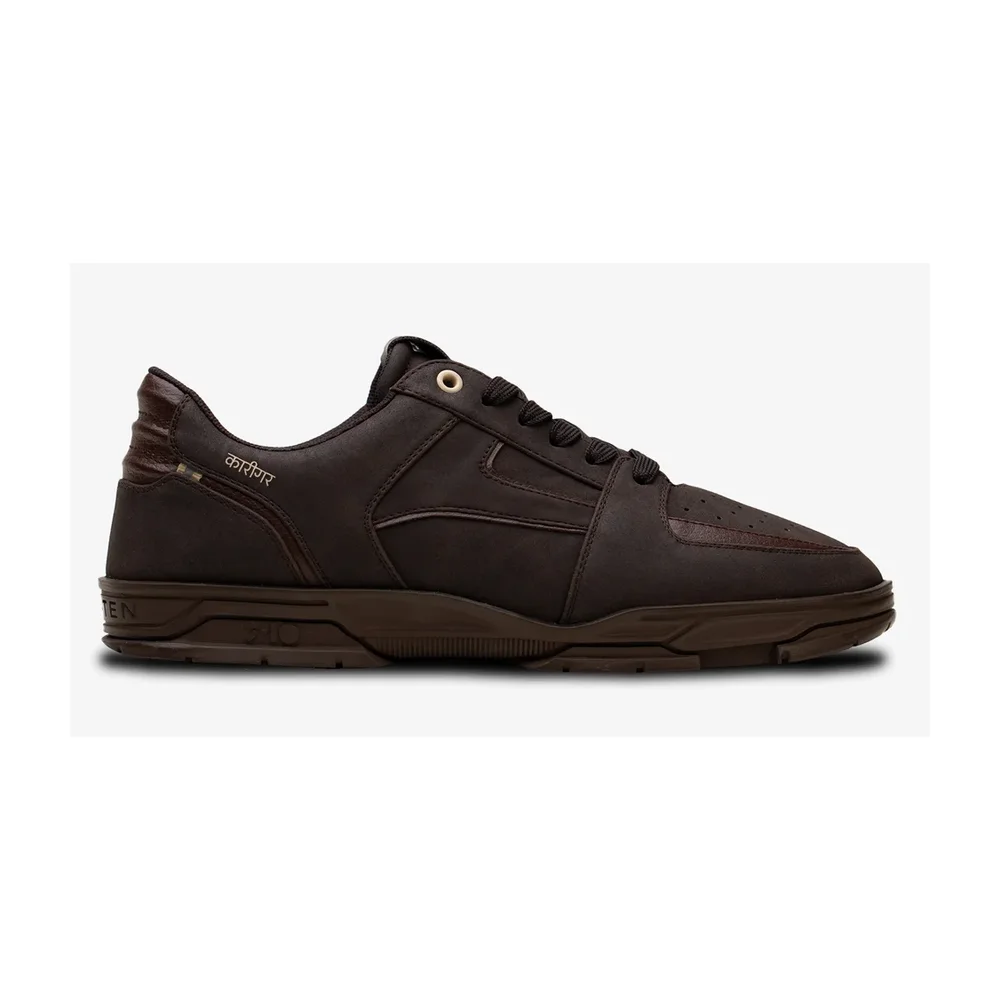Deep Brown Suede Low-Top Sneaker - Footwear, Bags & Leather Goods by Disruptive Fashion Pvt. Ltd.