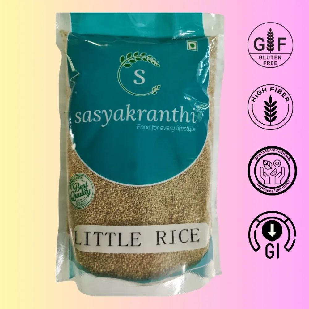 Sasyakranthi Little Rice (Little Millet) - Food & Agriculture by Sasyakranthi Agro and Food Products Pvt.