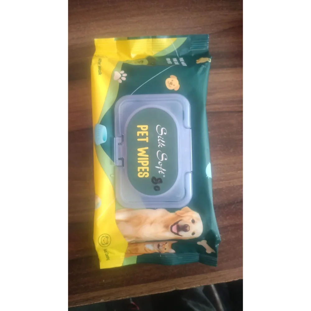 Silk Soft Pet Wipes - Home & Kitchen by Lavanshi Hygiene Care