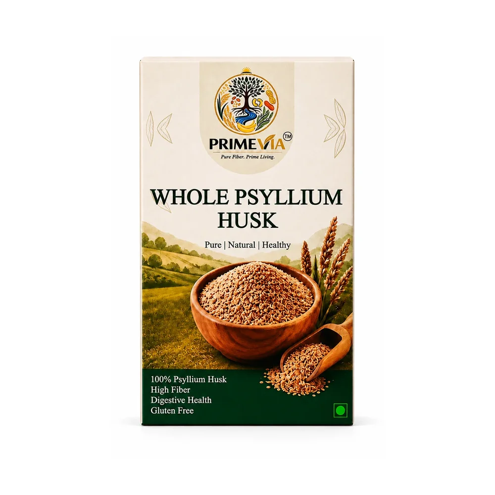 Primevia 100 Gm Isabgol / Whole Psyllium Husk Box - Food & Agriculture by Ali Agri Export