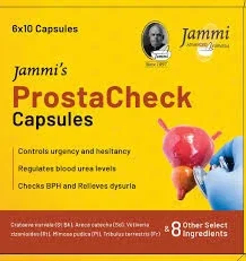 Jammi Pharma Prostacheck Capsule - Healthcare & Medical by Ayurweb