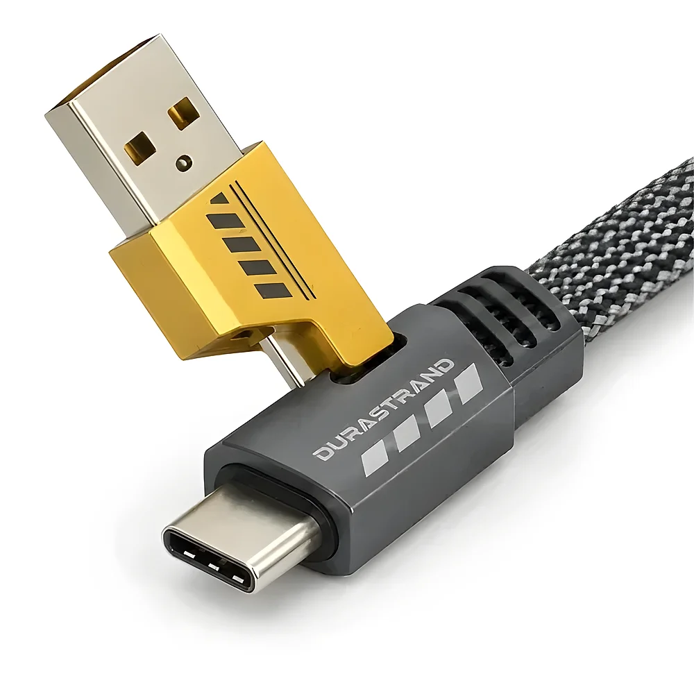 DURASTRAND 4-in-1 Braided USB Data Cable - Electronics & Electrical by Syncore Technologies