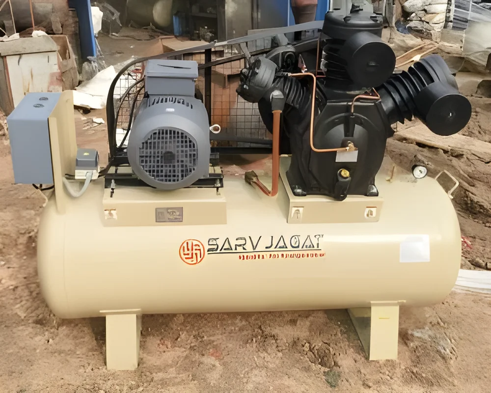 20 HP Reciprocating Air Compressor - Machinery & Equipment by Sarv Jagat Corp.