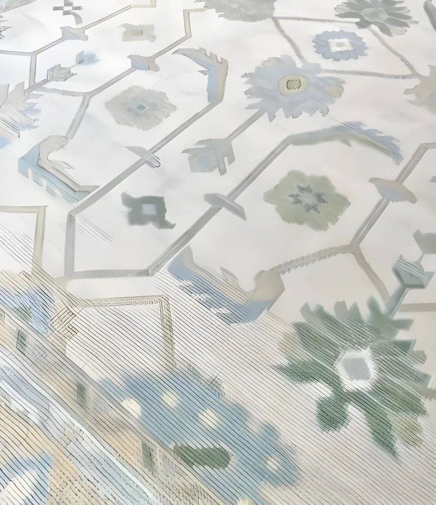 Luxury Hand-knotted Wool Rug - Textiles & Apparel by Triveni Rugs and Home Decor