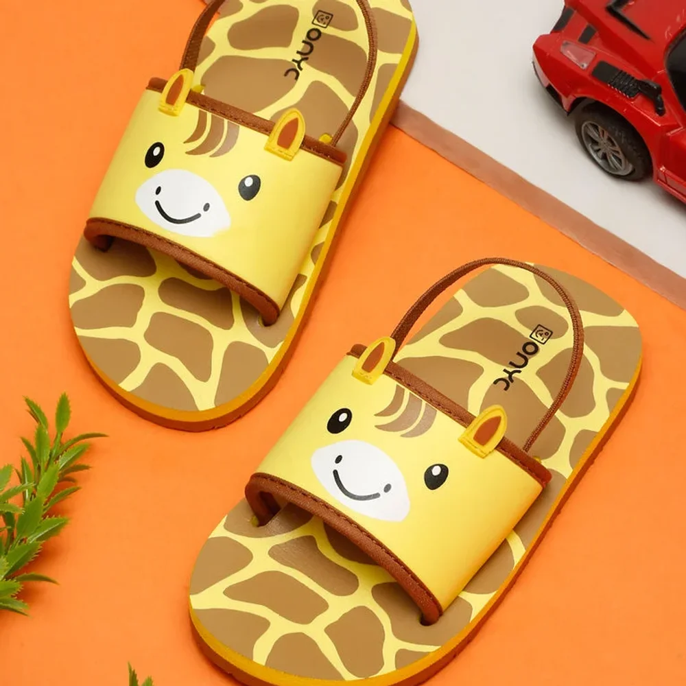 Unisex Kids Giraffe Artistic Slippers - Footwear, Bags & Leather Goods by Parmar Brothers