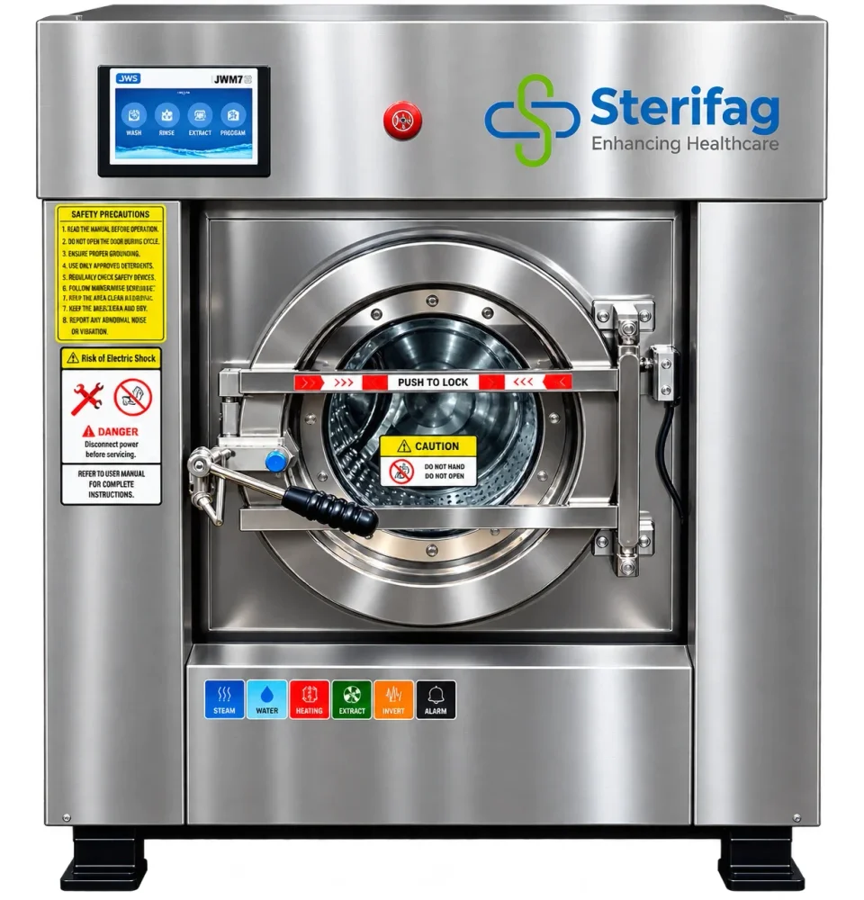 Sterifag SF-WE15 Fully Automatic Washer Extractor - Machinery & Equipment by Sterifag India Pvt. Ltd.