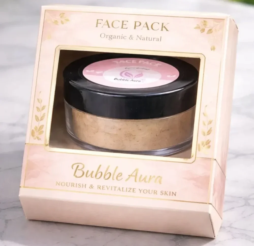Bubble Aura Herbal Powder Face Mask - Beauty & Personal Care by Bubble Aura