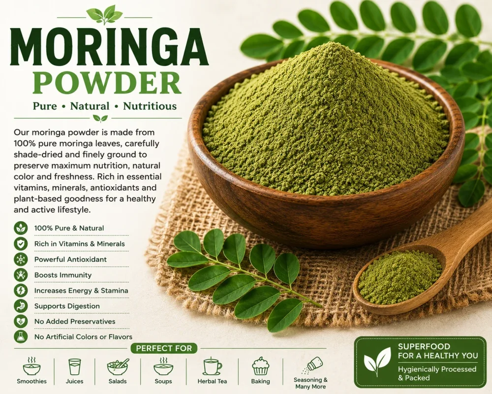 Premium-Quality Moringa Leaf Powder - Food & Agriculture by PranExpo
