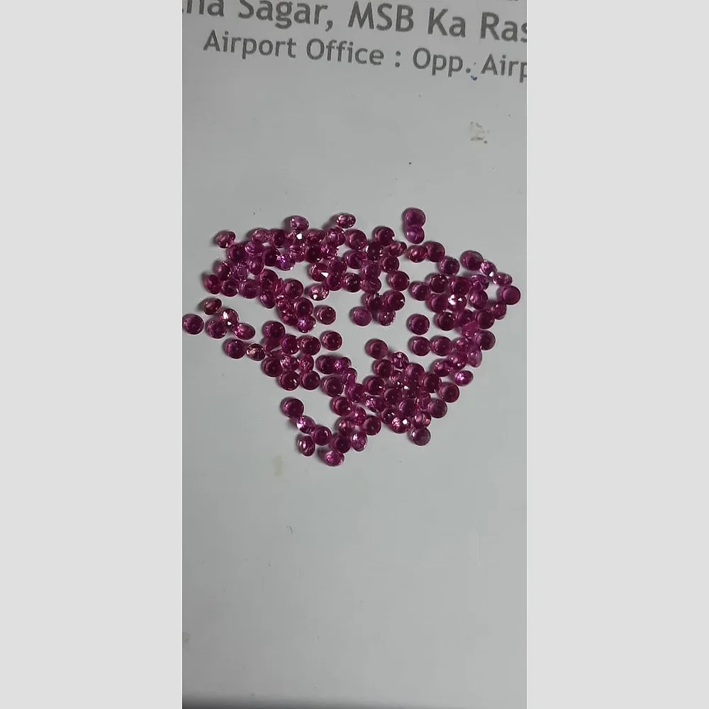 Ruby 3 Mm Round - Gems & Jewelry by Adnan Gems Art