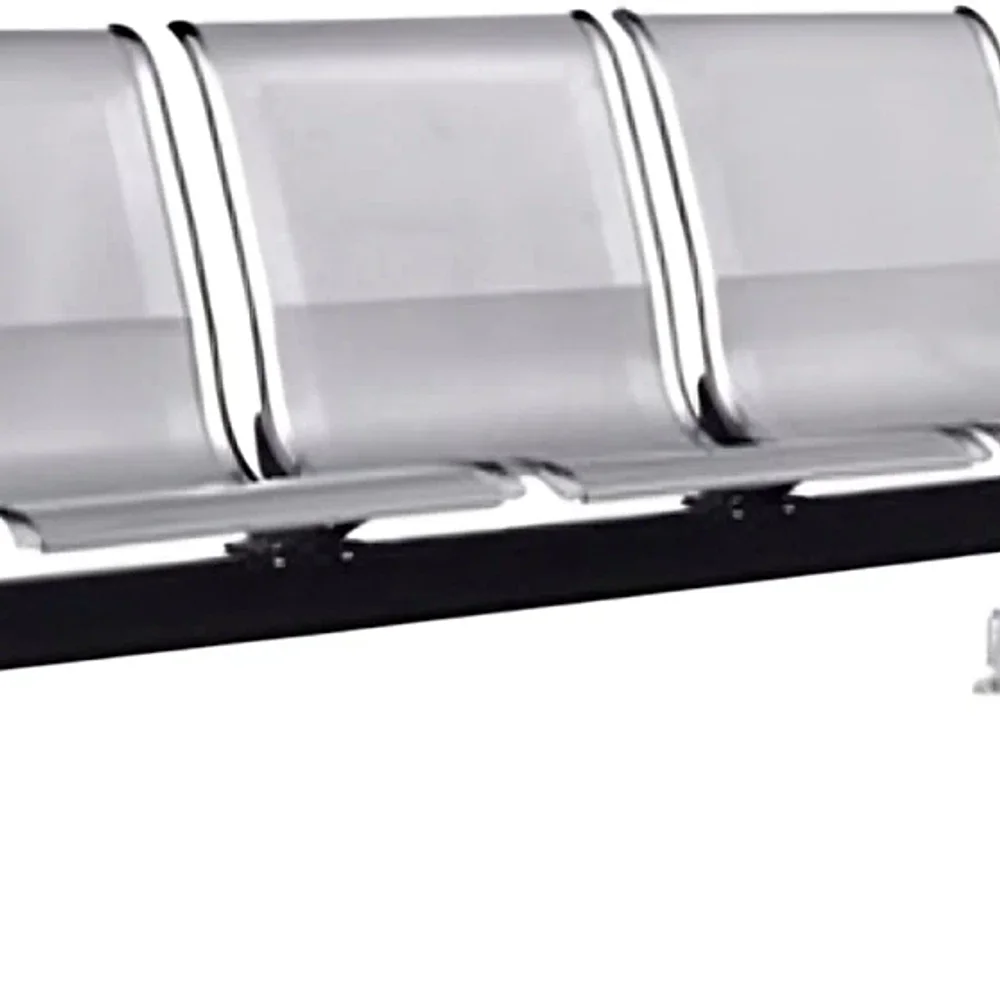 3 Seater Mild Steel Waiting Area Chair - Furniture & Interiors by Medicom International