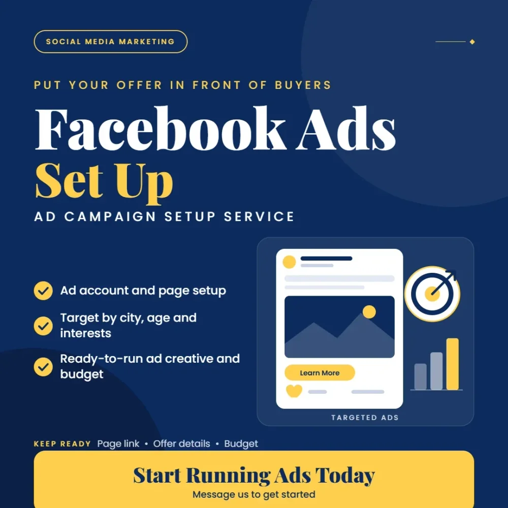 Facebook Paid Social Ads Setup Service - Business & Professional Services by Krishna Consultancy Services