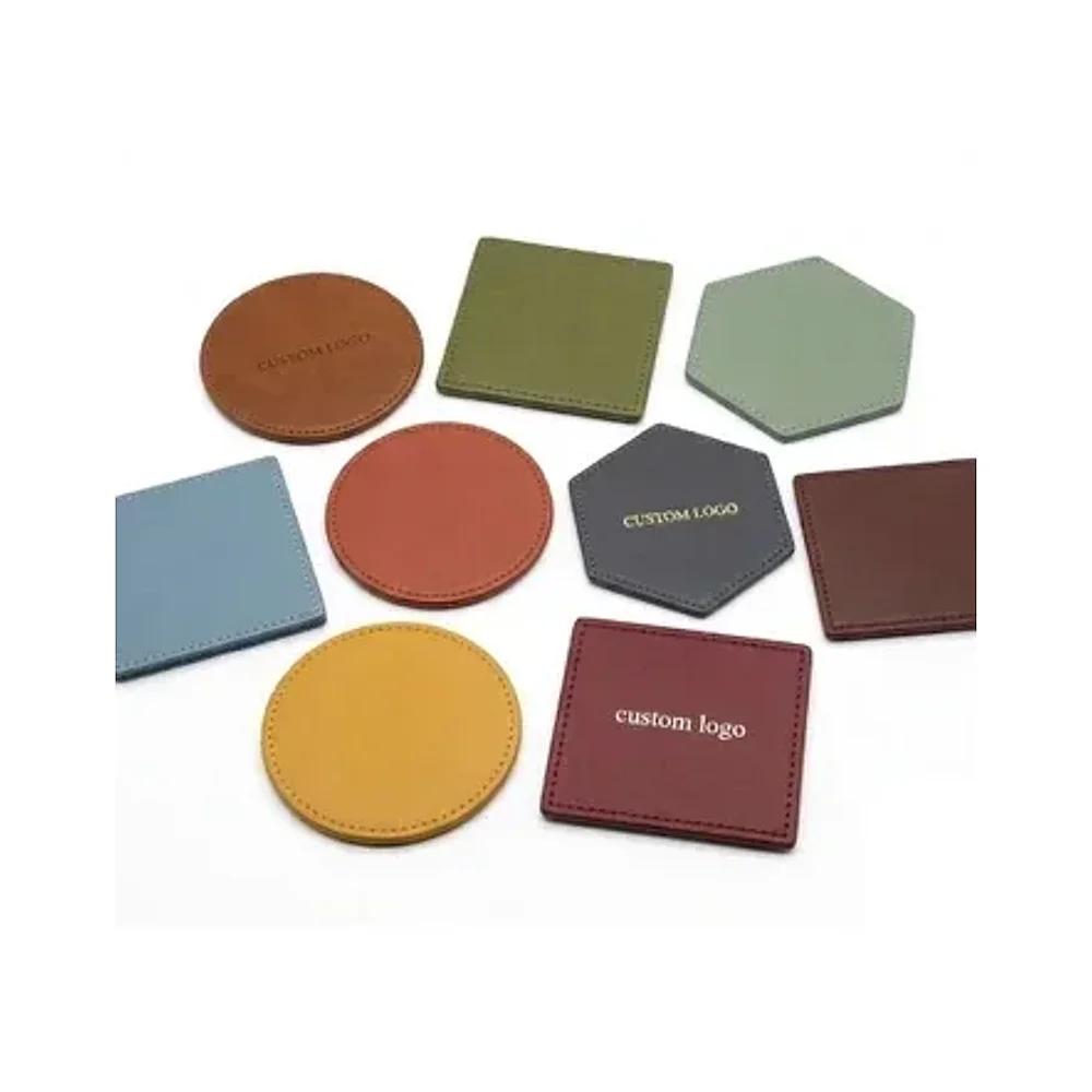 Plant Based Leather Coasters - Handicrafts & Gifts by Tiera Blue