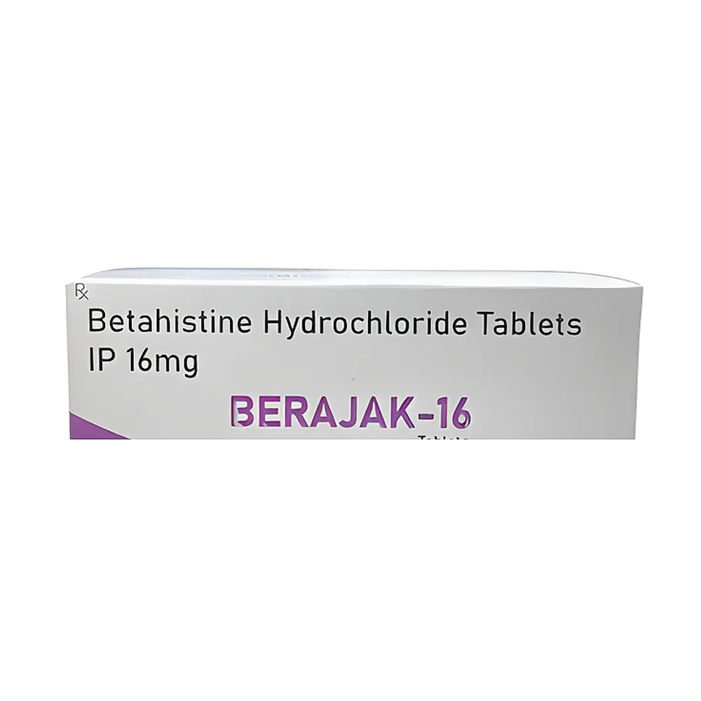 BERAJAK-16 Betahistine Hydrochloride Tablets - Healthcare & Medical by Jakstar Pharma