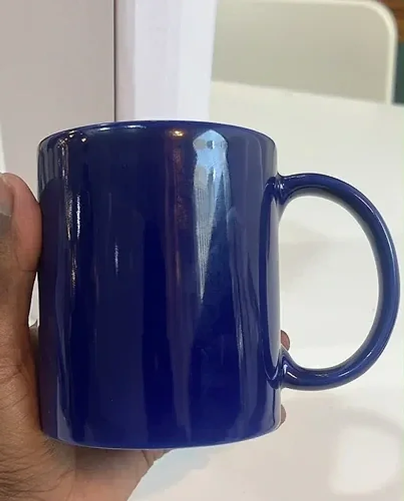 Plain Blue Ceramic Mug 330 ml - Handicrafts & Gifts by Cerra and Terra Home Decor