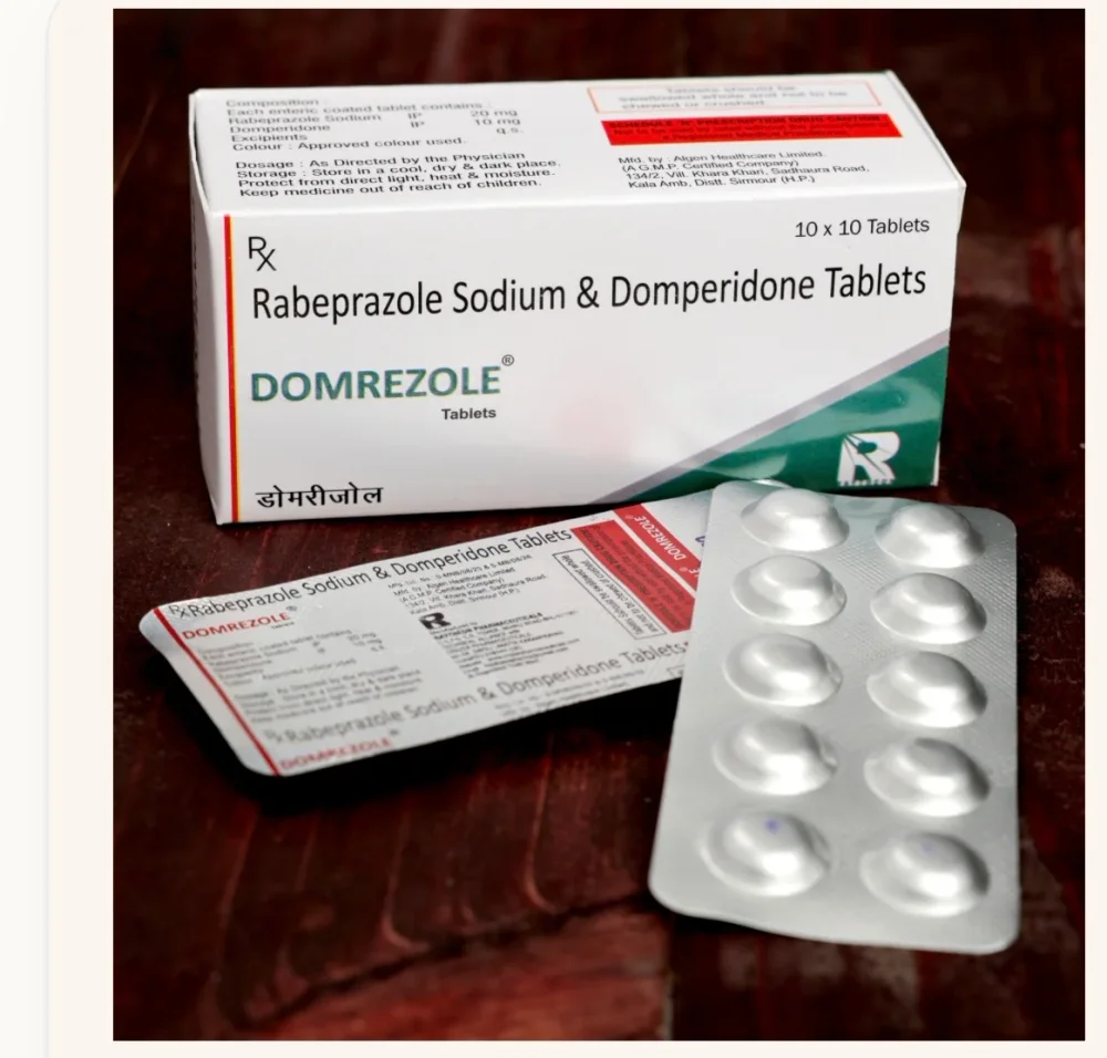 Rabeprazole Sodium Domperidone Enteric Coated Tablets - Healthcare & Medical by Raytheon Pharmaceuticals