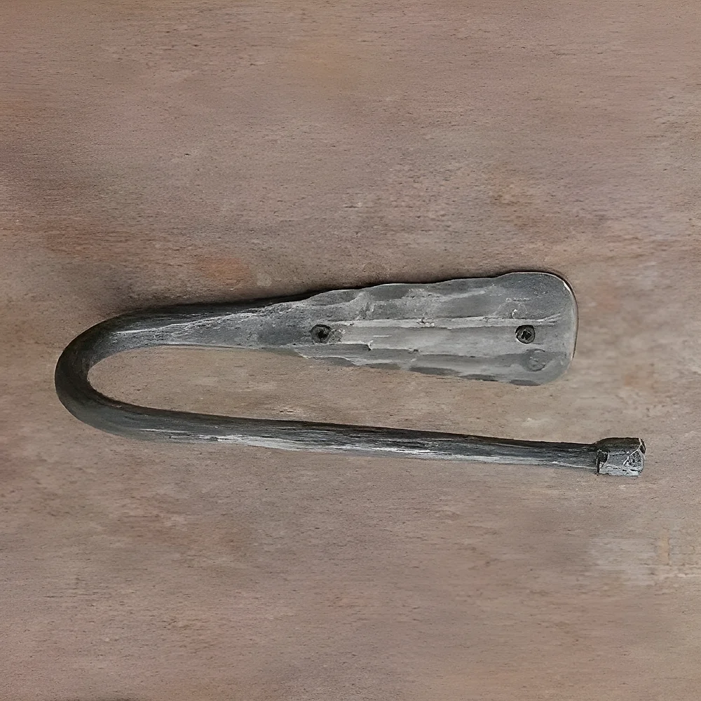 Hand Forged Iron Wall Mounted Toilet Paper Holder - Home & Kitchen by The Hardware Hut