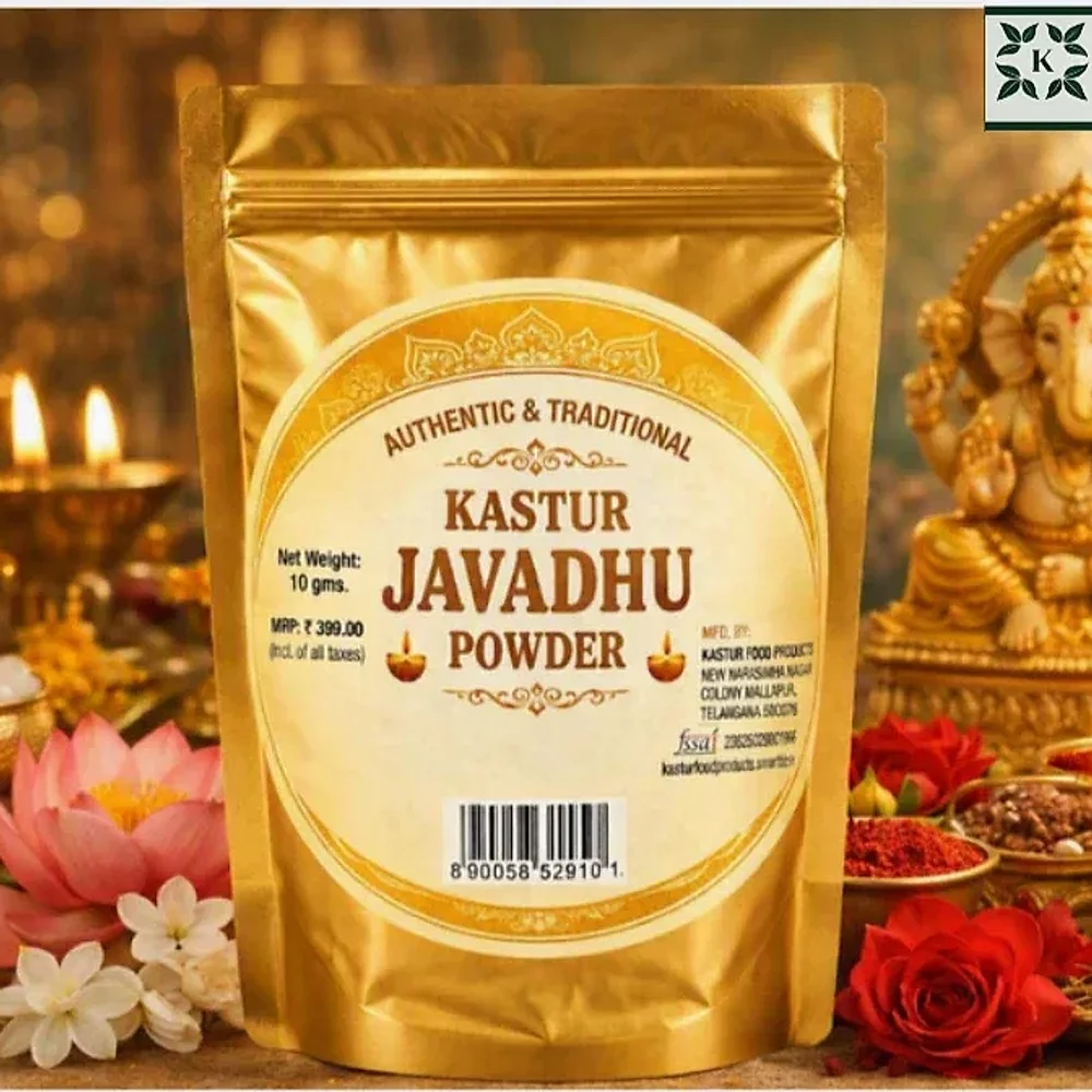 Kastur Natural Floral Jawadhu Powder - Healthcare & Medical by Kastur Food Products